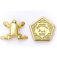 Harry Potter gold earrings chocolate frog official merchandise