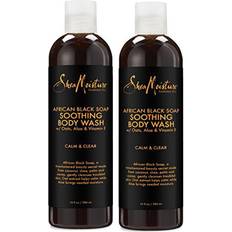 Shea Moisture African Black Soap Body Wash 384ml 2-pack
