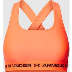 Under Armour Women's Crossback Mid Impact Sports Bra Breaker Blue