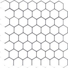 Floor Tiles Crystiles Hexagon Glossy 12in 12in Peel Stick Vinyl Backsplash Tile Pro Series Thicker Version 4-Pack