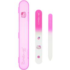 Hello Kitty creme shop premium glass nail file set pink