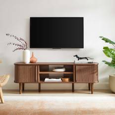 TV Benches modway Contour Walnut TV Bench