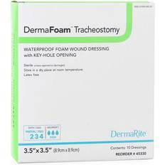 Wound Cleansers Tracheostomy Foam Wound Dressing with Key-Hole Opening