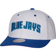 Men's Toronto Blue Jays Mitchell & Ness Cream Cooperstown Collection  Evergreen Adjustable Trucker Hat