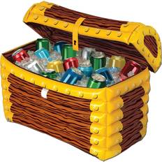 Inflatable Decorations Beistle 17" x 24" inflatable treasure chest cooler 50988