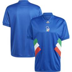 Adidas Herren Hemden adidas Italien Icon Jersey Königsblau