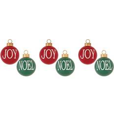 Christmas Tree Ornaments Melrose Joy & Noel Ball Set Christmas Tree Ornament