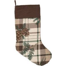 C&F Home Dogwood Market Holiday Lookout Lodge Stocking