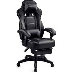 Vinsetto Gaming Chair, Racing Style Computer Recliner With Lumbar Support,  Footrest And Cup Holder : Target