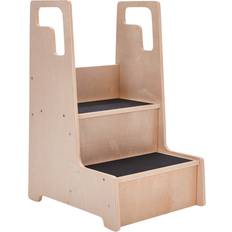 ECR4Kids Reach-Up Step Stool Natural