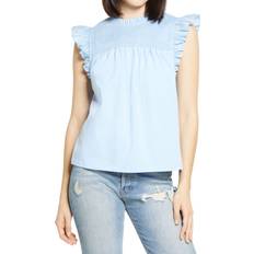 English Factory Smocking Yoke Tee