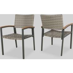 Garden Chairs Christopher Knight Home Luton 2pk Wicker &