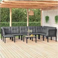 Rattan Lounge-Sets vidaXL 8-tlg. Lounge-Set