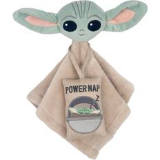 Baby yoda plush Lambs & Ivy Star Wars Cozy Friends Baby Yoda/Grogu Lovey Door Pillow Gift Set Taupe