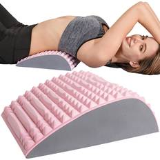 TENS Back stretcher pillow back pain relief, support for prolonged sitting pink