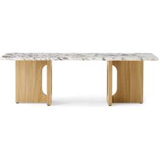 Audo Copenhagen Androgyne Oak/Calacatta Viola Coffee Table 17.7x47.2"