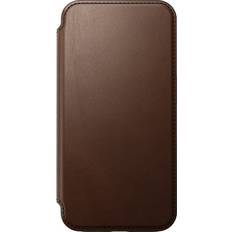 Nomad Modern Leather Folio Case for iPhone 15 Pro