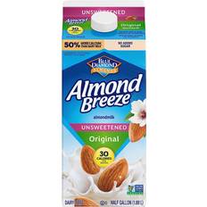 Blue Diamond Almond Breeze Almondmilk Unsweetened Original 64fl oz 1