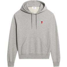 AMI Classic Fit Ami De Coeur Hoodie - Heather Grey