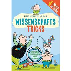 Experimentierkästen reduziert Wissenschafts-Tricks. Mathe-Chemie-Physik-Tricks und schräge Experimente