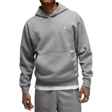 Grau Oberteile Nike Jordan Essentials Fleece Sweatshirt Men's - Carbon Heather/White