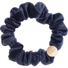 Blå Hårstrikker Dark Mini Velvet Scrunchie hair braid, Hårbånd & Hårpynt