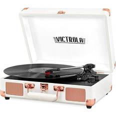 Suitcase record player Innovative Technology Victrola Bluetooth Suitcase Record Player with 3-speed Turntable