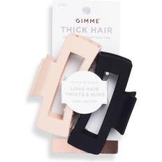 Blonde Hair Accessories Gimme Beauty Thick Hair Rectangular Claw Clip Blonde