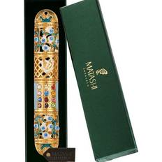 Matashi Hand Painted 6 Enamel Mezuzah Embellished