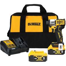 Screwdrivers Dewalt 20V MAX Impact Driver, Cordless, 3-Speed, 2 Batteries and Charger Included DCF845P2