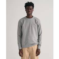 Gant Sweaters Gant men's sweatshirt sweater grey 2006065 93 grey melange