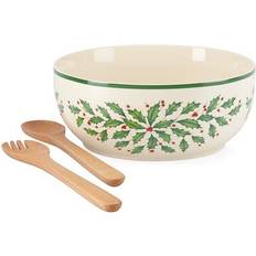 Lenox Holiday Dimension Pc Salad Bowl