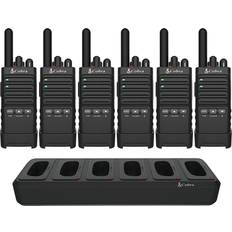 Walkie Talkies Cobra PX650 Pro Business 2W 6-Pack FRS 2-Way Radios with Charging Port LARGE