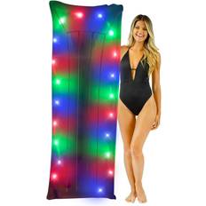 Water Sports on sale PoolCandy Illuminated Led 72" Swimming Raft Clear Clear