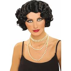 Forum Women's black flapper wig