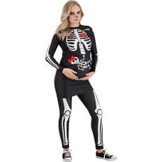 Skeleton costume womens Women's maternity skeleton costume