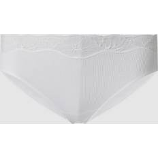 White - Women Men's Underwear Hanro Lace Delight High-Cut Seamless Briefs WHITE