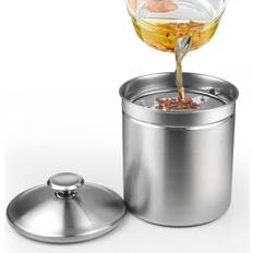 Stainless Steel Oil- & Vinegar Dispensers Cook N Home Speciality Grease Can Oil- & Vinegar Dispenser