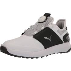 Puma Golf Shoes Puma Men's Ignite Elevate Disc Spikeless Boa Golf Shoes White/Black/Silver