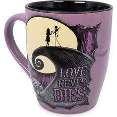 Silver Buffalo Disney The Nightmare Before Christmas Misfit Carnival Cup  with Lid and Straw