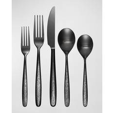 Cutlery Sets Oneida Storm Black 20-Piece Everyday Flatware Cutlery Set