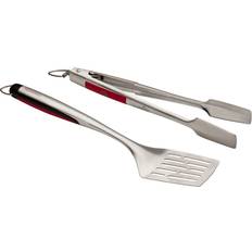 Red Barbecue Cutlery Char-Broil 2 Comfort Grip Tool Barbecue Cutlery
