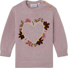 3-6M Strickpullover Name It Baby Long Sleeved Knit - Violet Ice