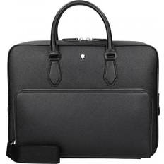 Women Briefcases Montblanc Handbag Black Size Soft Leather