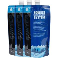 Sawyer Water Purification Sawyer Products SP113 Squeezable Pouch for Squeeze and Mini Filtration Systems, 32-Ounce, 3-Pack