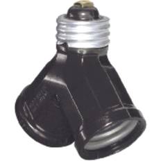 Leviton LAMPHOLDER TWIN 660W BN Pack of 1