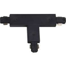 Volume Lighting Black "T" Connector for 120-Volt 2-Circuit/1-Neutral Track Systems"