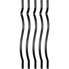 Garden Sprinklers 29.5 .1875 Black Aluminum Silhouette Balusters