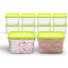 TIBLEN 4-Pack Glass Food Storage Containers with Bamboo Lids, Meal Prep Ecofriendly Containers with Lids for Kitchen, Home Use, Safe for Microwave