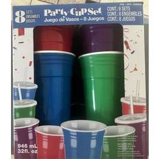 Plastic Cups Jiawei New/sealed set of 8 jumbo double Cup